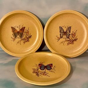 Choose ONE Plate Treasure Craft Crockery Vintage Butterfly